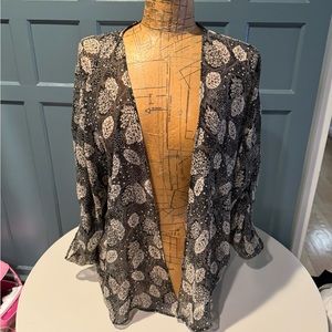 Sheer lightweight jacket/cover up Size M/L